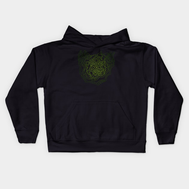 Tribal Triquetra. Kids Hoodie by hybridgothica